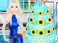image How To Make A Ice Themed Cake