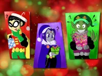 image Teen Titans Christmas Stars