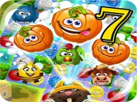 Funny Faces Farm Match3 Mermaid - treasure game image