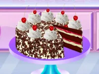 image Real Black Forest Cake Cooking