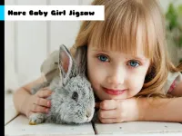 image Hare Baby Girl Jigsaw