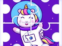 image Cute Rainbow Unicorn Puzzles