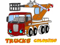 image Funny Trucks Coloring