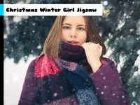 image Christmas Winter Girl Jigsaw