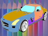 image Muscle Cars Coloring