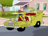 image The Simpsons Car Jigsaw