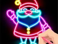 Draw Glow Christmas - Draw &amp; Color