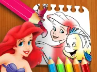 image The Little Mermaid Coloring Book