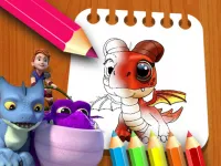 image Dragon Rescue Riders Coloring Book