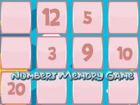 Memory Game With Numbers