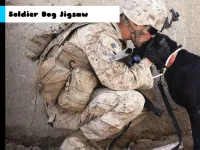 image Soldier Dog Jigsaw