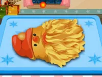 image Cooking Golden Santa Bread