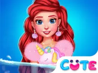 Princess Turned Into Mermaid