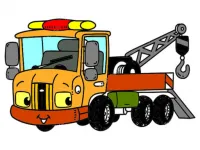 image Tow Trucks Coloring