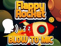 image Flappy Rocket Playing with Blowing to Mic