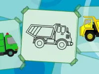 image Truck Coloring Book