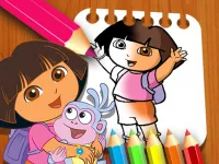 image Dora the Explorer the Coloring Book