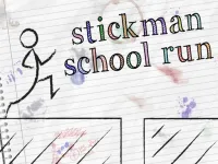 image Stickman School Run