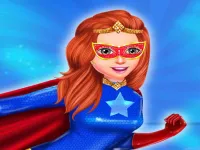 image Super Power Hero Girls Runner Game Adventure