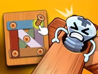 image Wood Bolts Nuts Screw Pin Puzzle