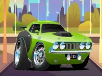 image Speedy Muscle Cars Jigsaw