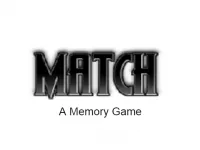 image Match - A memory game