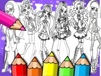 image Monster High Coloring Book