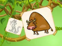 image Funky Animals Coloring