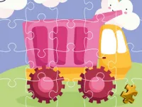 image Cute Kids Trucks Jigsaw