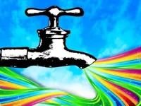 image Neon Water