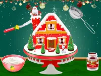 image Xmas Gingerbread House Cake