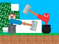 image Stickman vs Noob Hammer