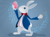 image Funny Bunnies Coloring